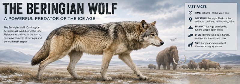 Beringian Wolf graphic