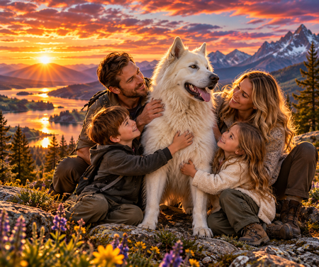 Sunset Family Adventure with Everest